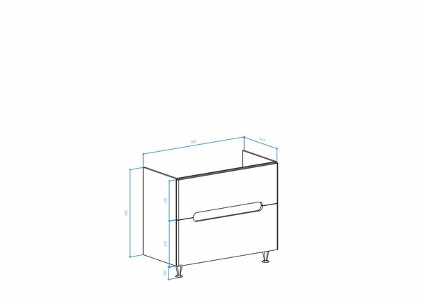 Тумба под раковину Bellezza Андрэа 100 4639017110011